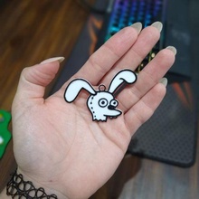 pepito simpsons keychain rabbit lisa springfield bart keyring 3d print model - Mito3D