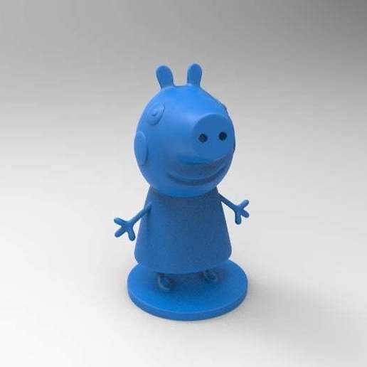 peppa pig creatures 3D print model - Mito3D