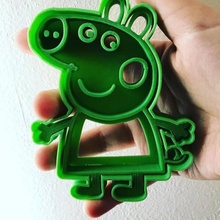 peppa pig cookie-cutter tool 3d print model - Mito3D