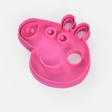 Peppa Schwein Gesicht Plätzchen Cutter Scharf Ausstechform Kuchen Kekse Porzellan Massen Wal Einfügen 3d print model - Mito3D