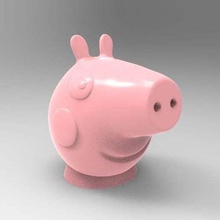 peppa domuz topper kalem Aksesuarlar 3d print model - Mito3D