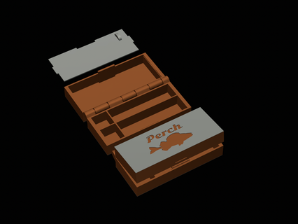 pertica scatola pesca esche Stampa posto printinplace utensili lucioperca carpa pesce gatto luccio basso adescare esca trota iridea tonno 3d print model - Mito3D