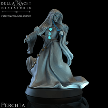perchta - christmas witch pre supported winter yule snow snowflake german festive 3d print model - Mito3D