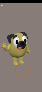 percy pug pugs cão animais animal cachorros 3d print model - Mito3D