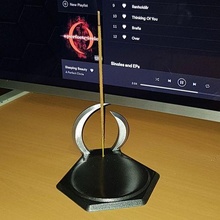 perfect circle incense holder 3d print model - Mito3D