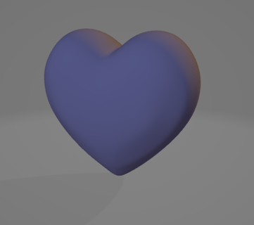 Perfetto cuore corazon 3d print model - Mito3D