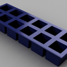 perfect ice cube tray home freezer fridge household cubes kitchen refridgerator 3d print model - Mito3D