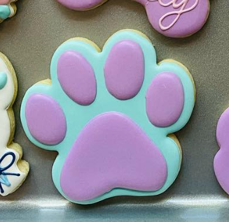 perfect paw print cookie cutter 3d print model - Mito3D
