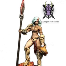 perfect slayer miniature barbarian dnd warhammer kingdom death pathfinder mini game dungeons dragons rpg 3d print model - Mito3D