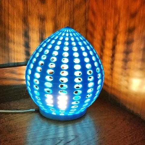 perflamp2 home Dekor tablelamp nachtlicht ledlamp 3D print model - Mito3D