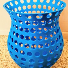 perforated1 home Dekor vase container 3d print model - Mito3D