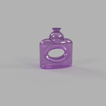 perfume bottle 2 fashion prop container 3d print model - Mito3D
