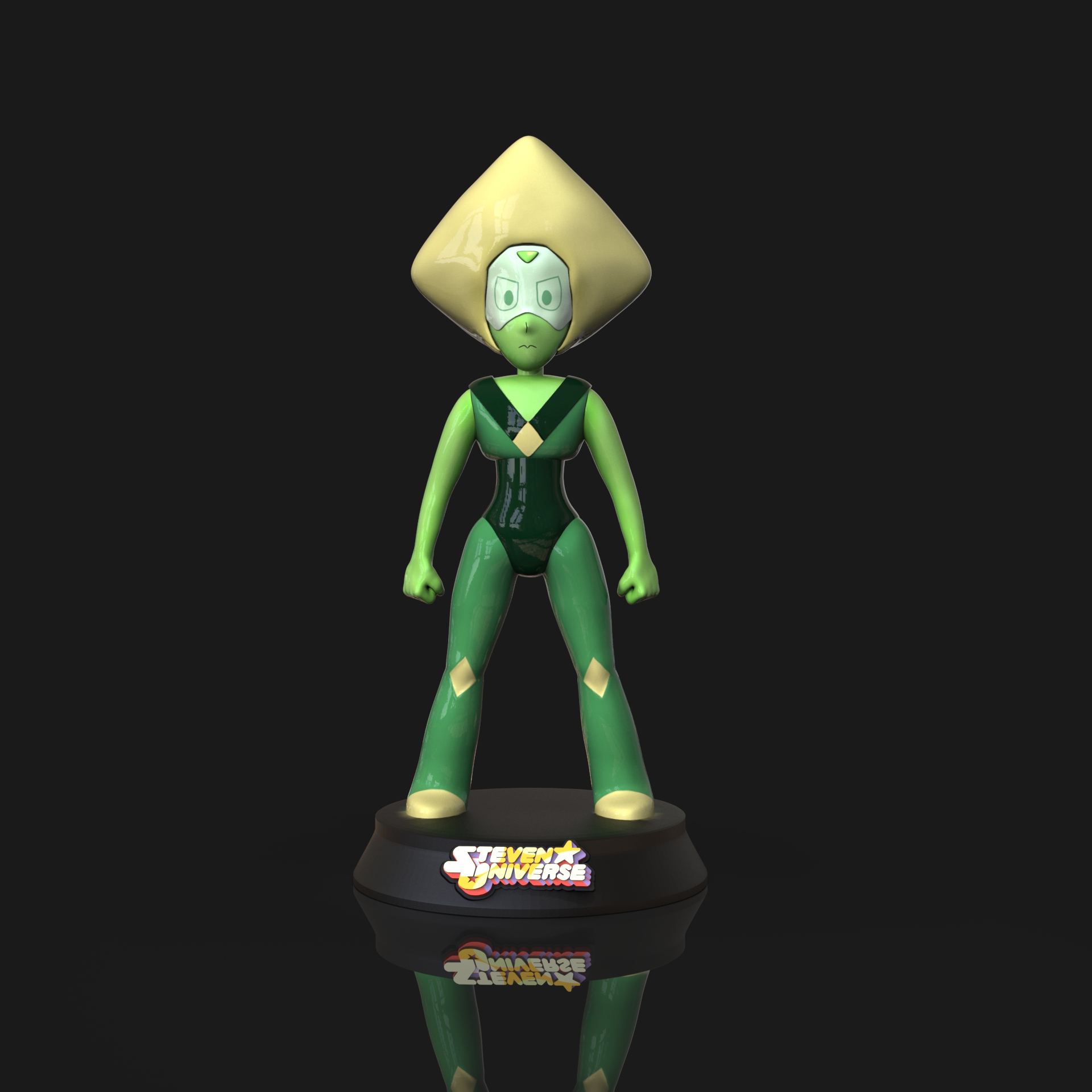 Peridot Steven Universum Karikatur Serie Perle Granat Amethyst Sammlerstücke Modellieren 3d stl drucken 3D print model - Mito3D