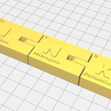 periyodik masa esnek kimya Sanat 3d print model - Mito3D