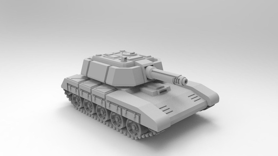 periphery scorpion light tank 6mm 1 300 scifi model wargaming american mecha 3d print model - Mito3D