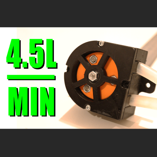 peristaltic pump high capacity 45l min gadget speed 3D print model - Mito3D
