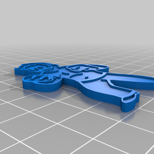 perk iron fist pin 3d print model - Mito3D