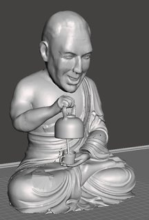 peron yogi drinking mate politic humor sculture 3d print model - Mito3D