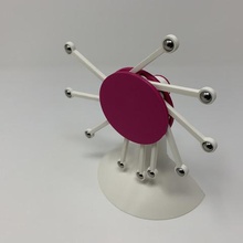 movimento perpétuo da vinci estilo iii gadget ultimaker autodesk fusão 360 overbalanced roda ilusão 3d print model - Mito3D