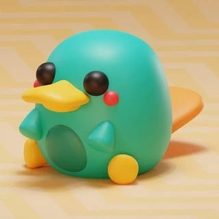 Perry ornitorenk 3d print model - Mito3D