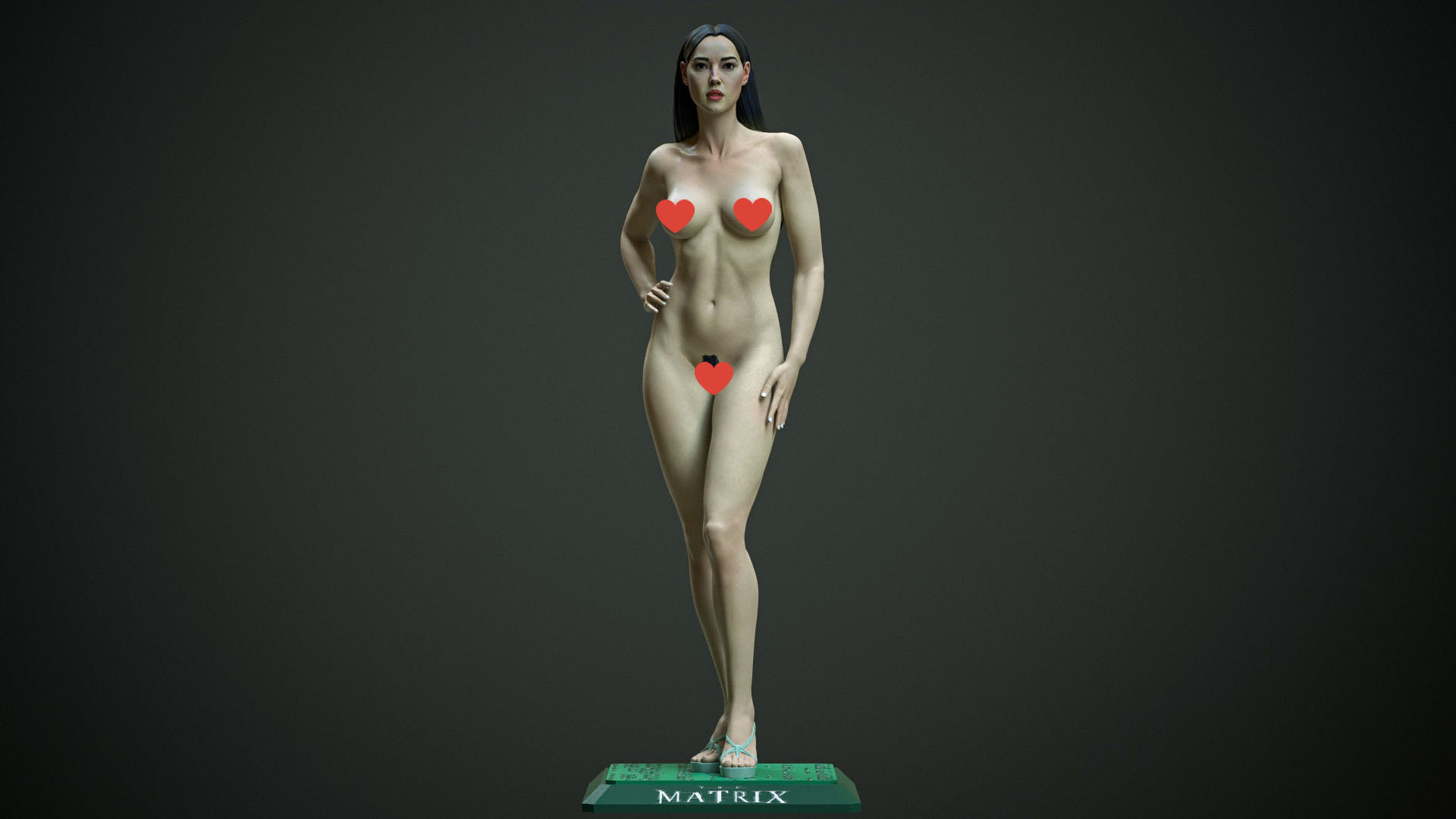 persefone matrice nsfw monica bellucci donna femmina ragazza 3dprint arte carattere celebrità figurina statua miniature scultura corpo Trinità sculture 3D print model - Mito3D