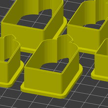 persa arco cortador conjunto polímero arcilla cortadores rosquilla Galleta 3d print model - Mito3D