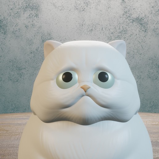 persian cat various mascot animal feline kitten soft tender 3D print model - Mito3D