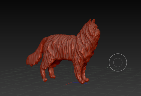 persa gato animal mascote 3d print model - Mito3D