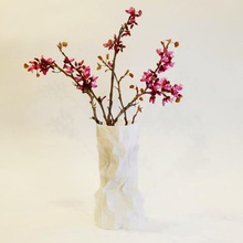 persa la primavera florero casa alfombra de flor las flores del jarrón espiral 3d print model - Mito3D