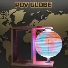 persistance vision pov globe tool 3d printing arduino uno case animation 3d print model - Mito3D