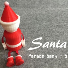 personne de la banque santa jeu 3d print model - Mito3D