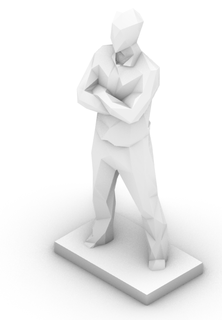 person scale 3d print model - Mito3D