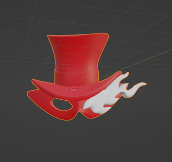 personnage chapeau logo fantôme voleur joker 3d print model - Mito3D