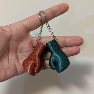 personalizzato boxe guanti chiave catena gioielleria portachiavi iniziale eterno 3d print model - Mito3D