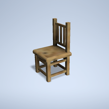 personalizado silla 3 arquitectura madera decoración Arte mesa mesas escala modelo 3d print model - Mito3D
