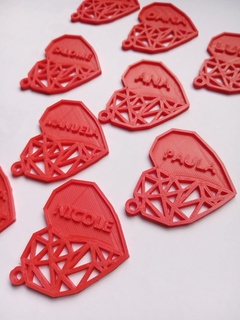 personalizado corazón corazones san valentin día regalos cumpleaños 3d print model - Mito3D