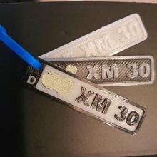 personalizado licencia plato placa Kennzeichen artilugio schl sselanh dedo llavero llaveros Afinación coche vehiculo auto 3d print model - Mito3D