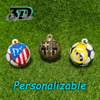 personalized soccer ball league real madrid barsa atletico 3d print model - Mito3D