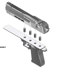 kişiselleştirilmiş oyuncak silah gadget 3d print model - Mito3D