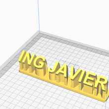 personnificateur ing Javier Bureau 3d print model - Mito3D