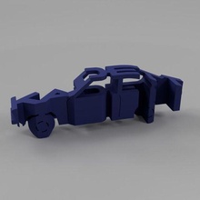 perspectiva arte opel Kadett cupê carro afinação 3d print model - Mito3D