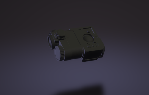 perst 4 laser vista verde+ laser laser Zenitco pequ laser suporte 3d print model - Mito3D