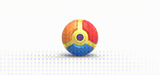 belästigen Ball Pokeball Pokémon Konzept Container Anime Spielzeug drucken druckbar Pesterball 3d print model - Mito3D