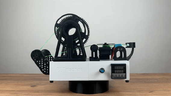 pet machine filamento plástico garrafas máquina estimação dispositivo reciclando projeto eko animal 3d print model - Mito3D