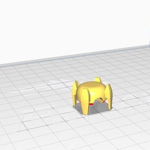 animal caranguejo cama fofa figura brinquedo 3d print model - Mito3D