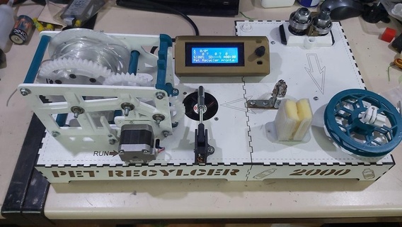 pet bottle cutter filament maker 3d printer printing tests 3d print model - Mito3D