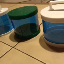 animal garrafa organizador 87mm reciclar caixa banheiro cozinha vasilha lata 3d print model - Mito3D
