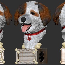 pet dog 3d print model - Mito3D