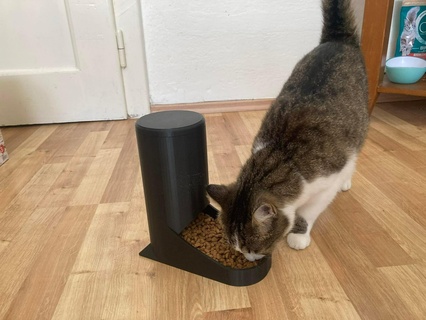 animal alimentador Comida tampa simples gato cão Coelho 3d print model - Mito3D