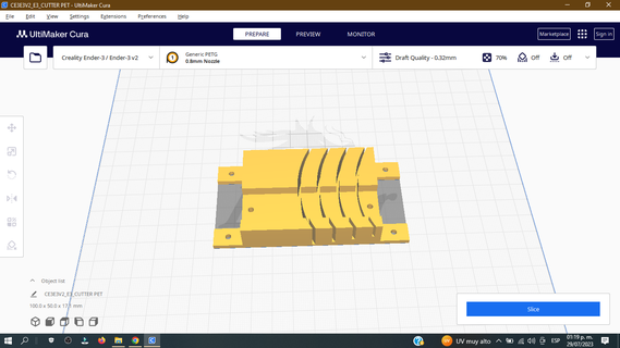 Haustier Filament Cutter 3d print model - Mito3D